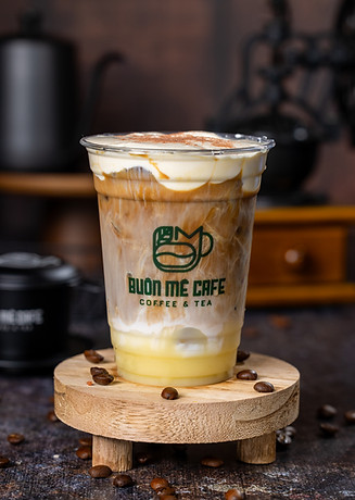Traditional Vietnamese phin filter brewing at Buon Me Cafe